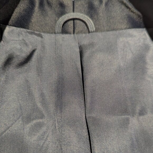 Men's Navy Double-Breasted Military Vintage Blazer - Picture 12 of 16